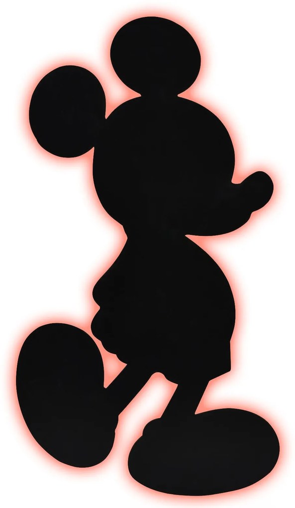 Iluminação Decorativa LED Mickey Mouse – Vermelho – 32 x 50 cm