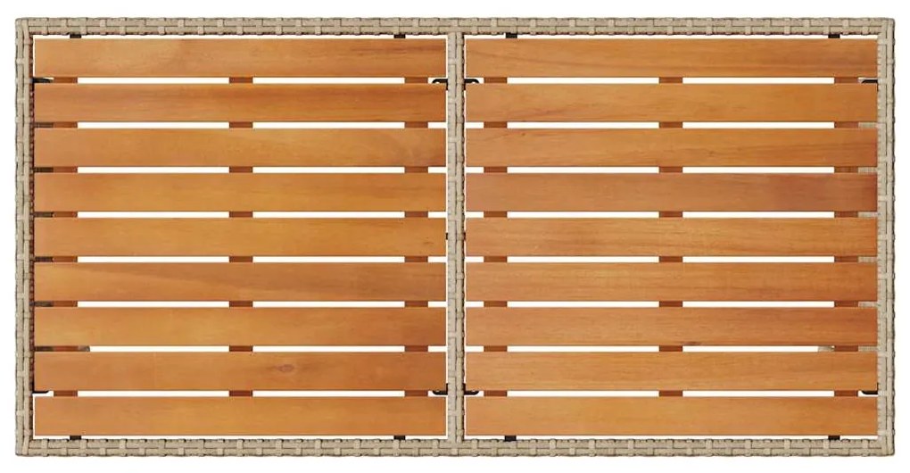 3 pcs conjunto de jantar p/ jardim com almofadões vime PE bege