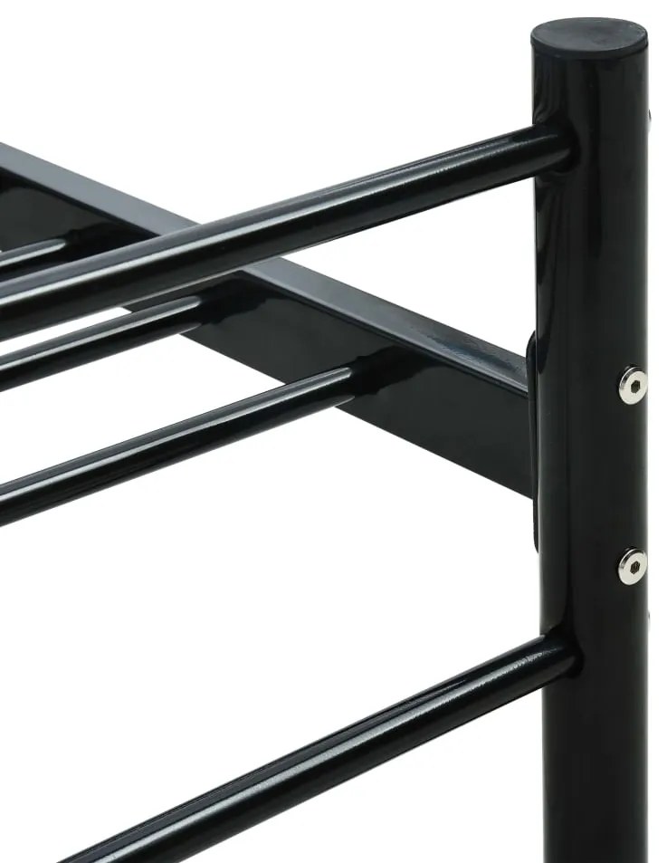 Estrutura de cama 90x200 cm metal preto