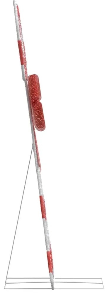 Decoração de Natal bengala doce 50 LED branco quente