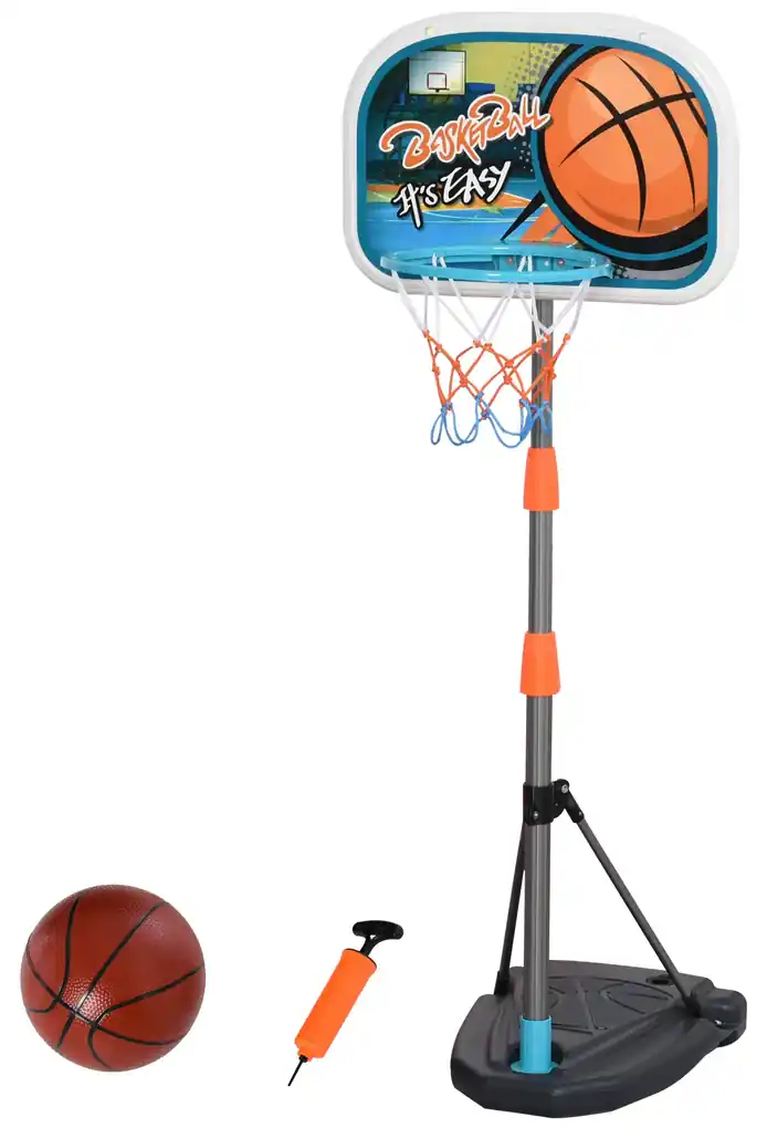 Máquina Jogo basquetebol eletrónico Dobrável com suporte para cesto de  basquetebol Azul