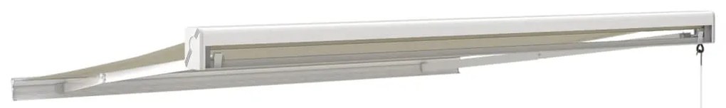 Toldo retrátil 3x2,5 m tecido e alumínio cor creme