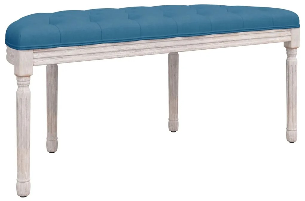 Banco 110,5x45x49 cm veludo azul