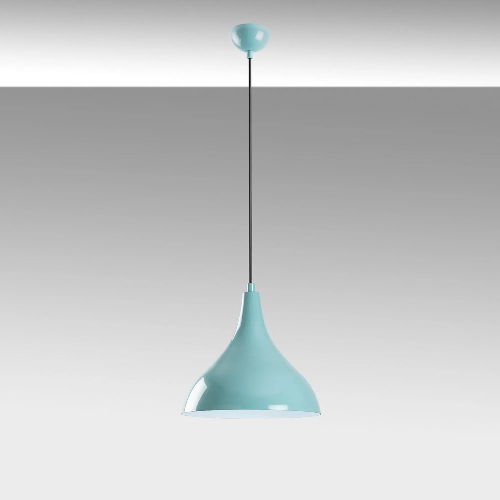 Candeeiro de Teto Bıtlıs – Turquesa – Ø22 h:26 cm