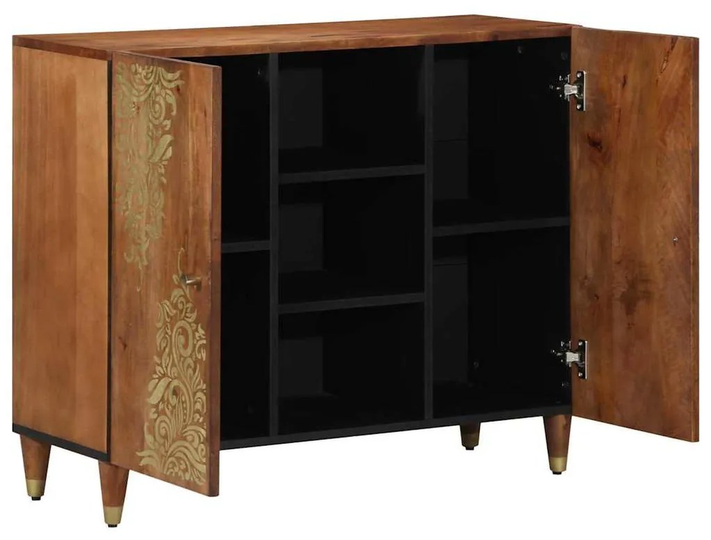 Sideboard 90x33x75 cm em Madeira Maciça de Manga