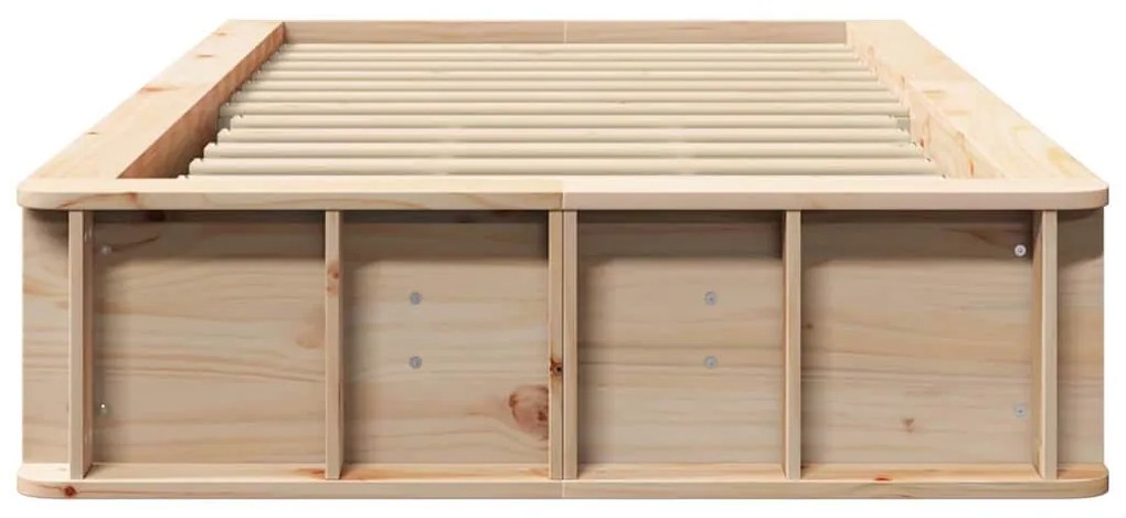 Estrutura da Cama Castanho 90 x 190 cm madeira