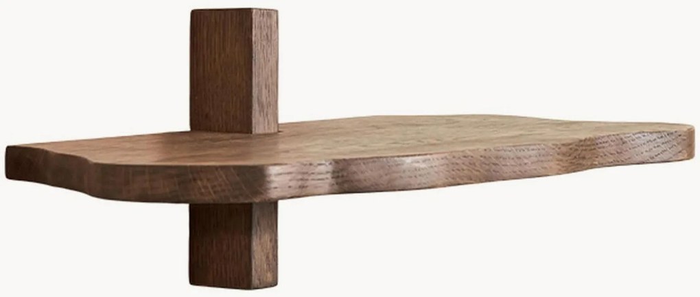 Estante de parede em madeira de carvalho Pamu
