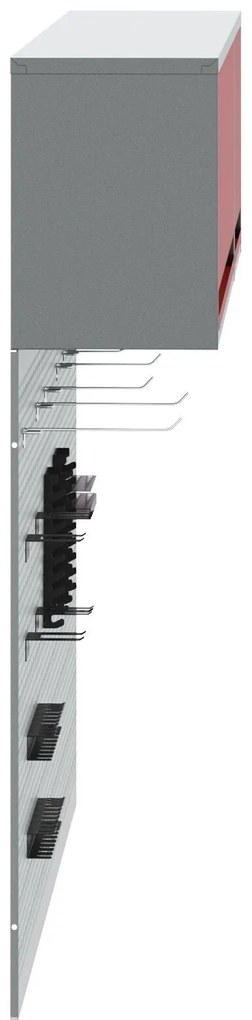 Conjunto de Armário e Painel de Ferramentas VidaXL com 5 Peças Montado