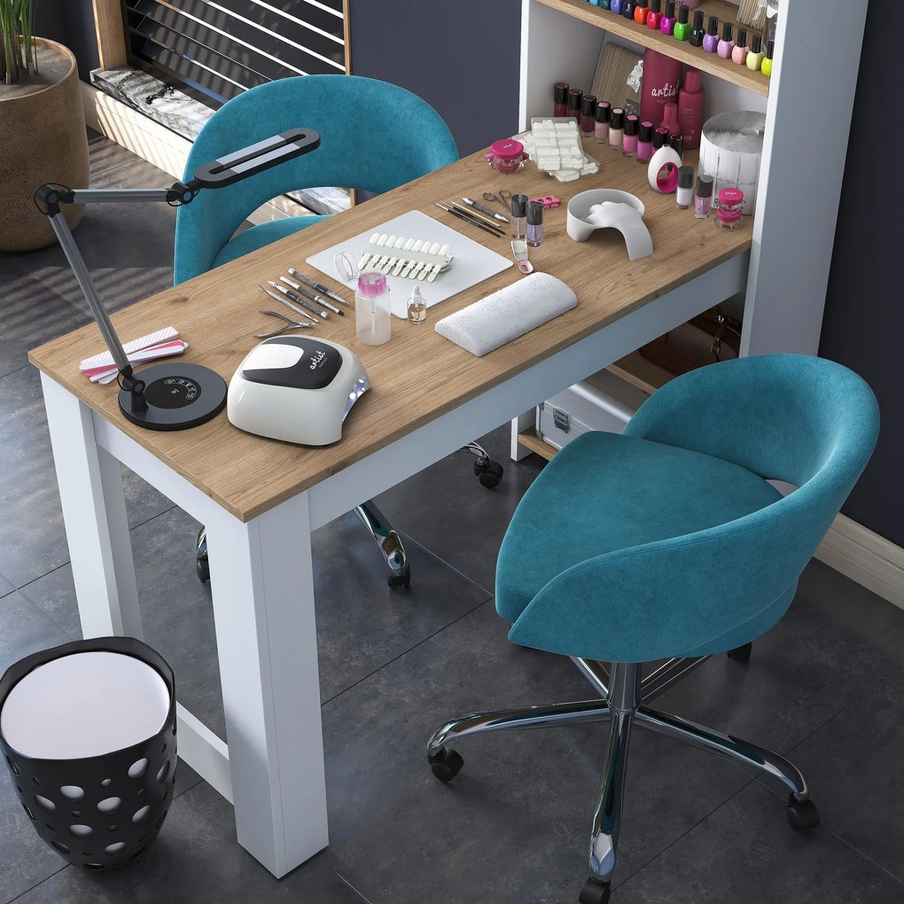 Mesa de Maquilhagem BJ113 – Nogueira – 120x153,6x53,8 cm