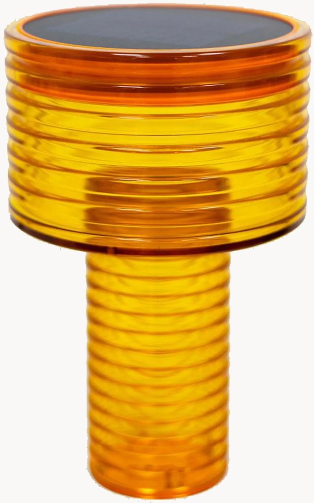 Candeeiro de mesa solar LED regulável Ambar