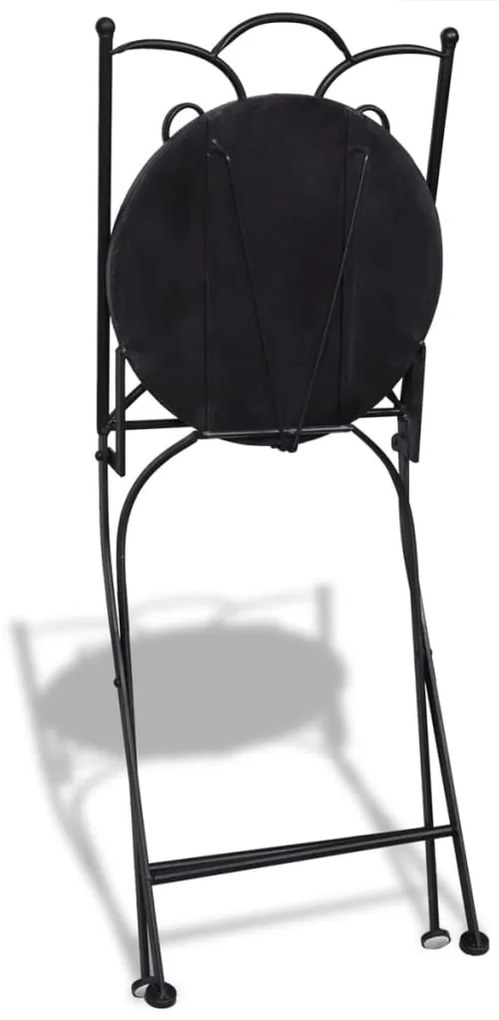 Conjunto bistrô azulejos de cerâmica 3 pcs terracota e branco