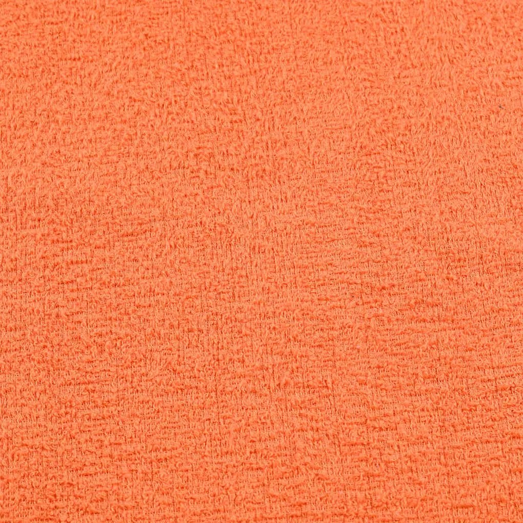 Toalhas de banho 2pcs 70x140 cm 360 gsm 100% algodão laranja