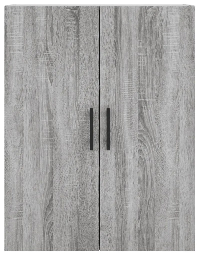 Armário alto 69,5x34x180 cm derivados de madeira sonoma cinza