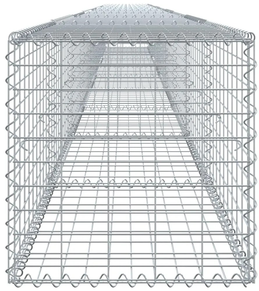 Cesto gabião com cobertura 900x50x50 cm ferro galvanizado