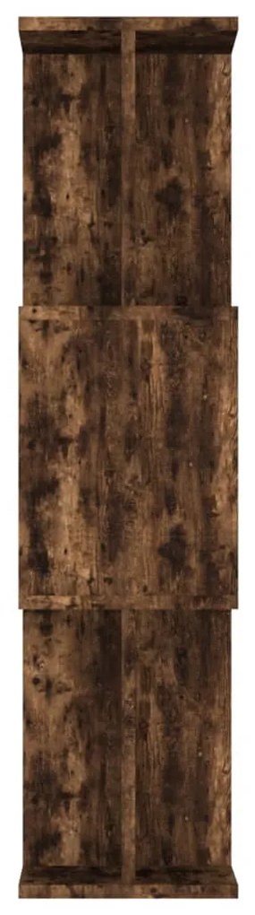 Estante/divisória 80x24x96 cm derivados madeira carvalho fumado