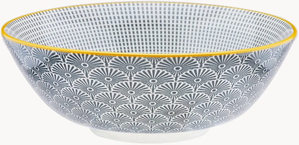 Taças de porcelana Pattern, conjunto de 6