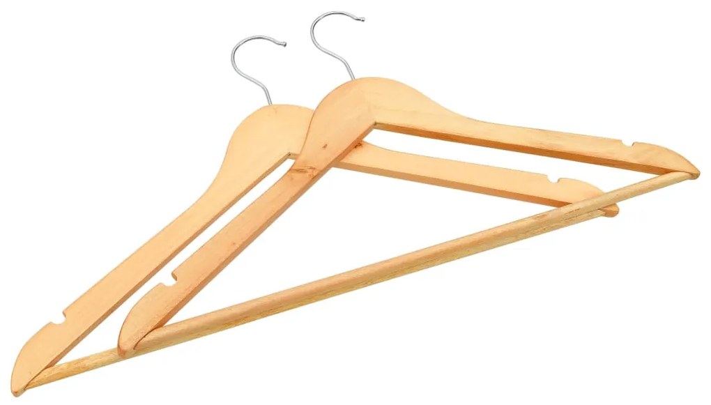 20 pcs conjunto de cabides antiderrapantes madeira