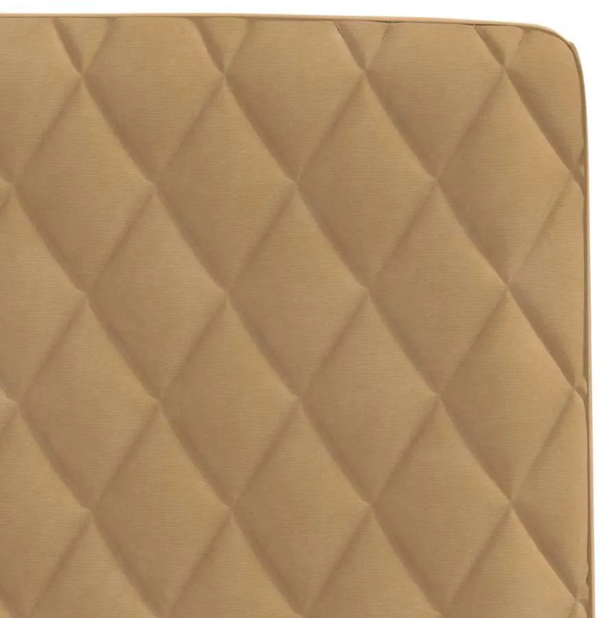Cadeiras de jantar 2 pcs veludo castanho