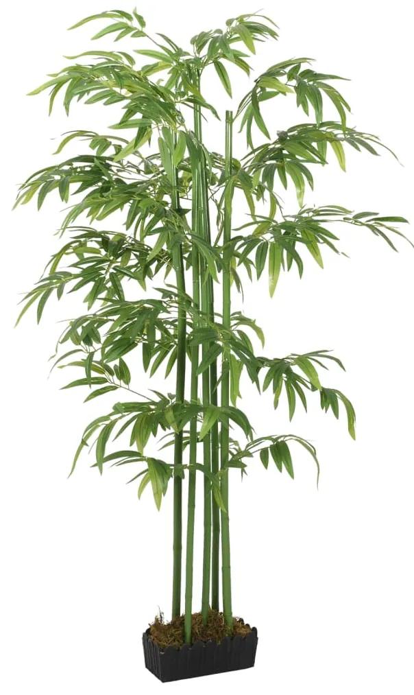 358996 vidaXL Árvore de bambu artificial 240 folhas 80 cm verde