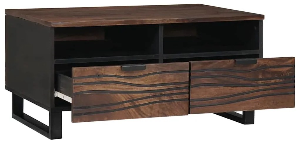 Mesa de Centro 80x54x40 cm em Madeira Nobre de Mangueira