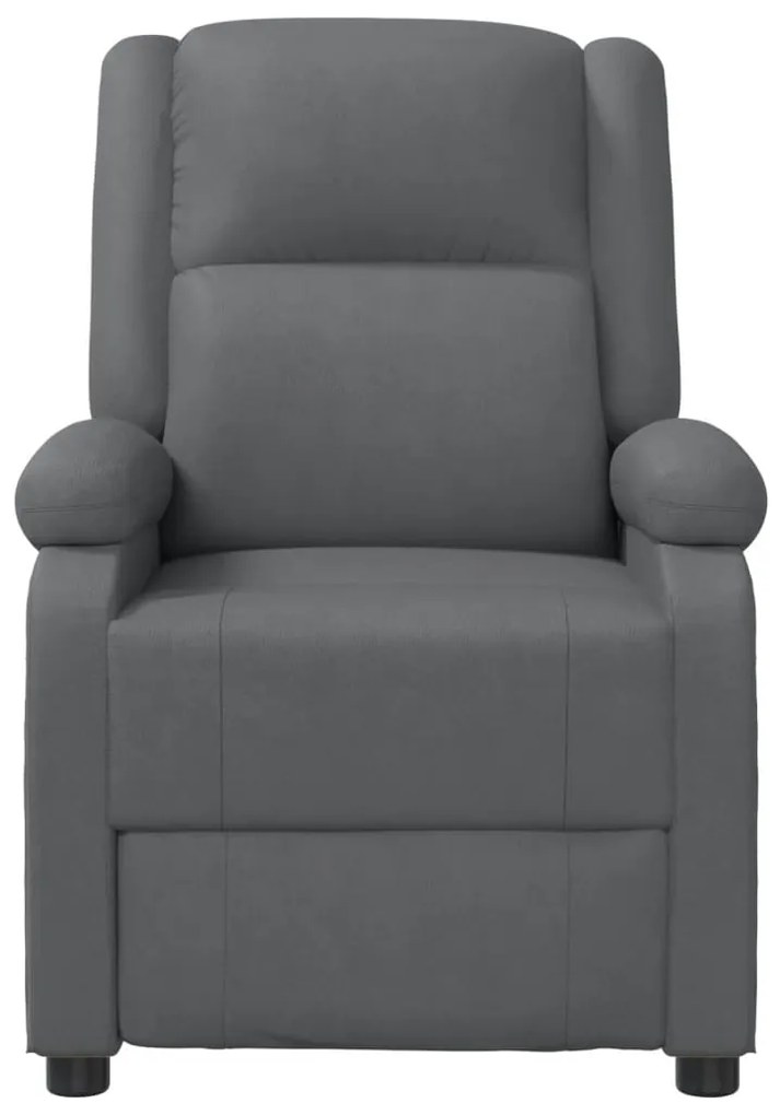 Cadeira de massagens couro artificial cinzento