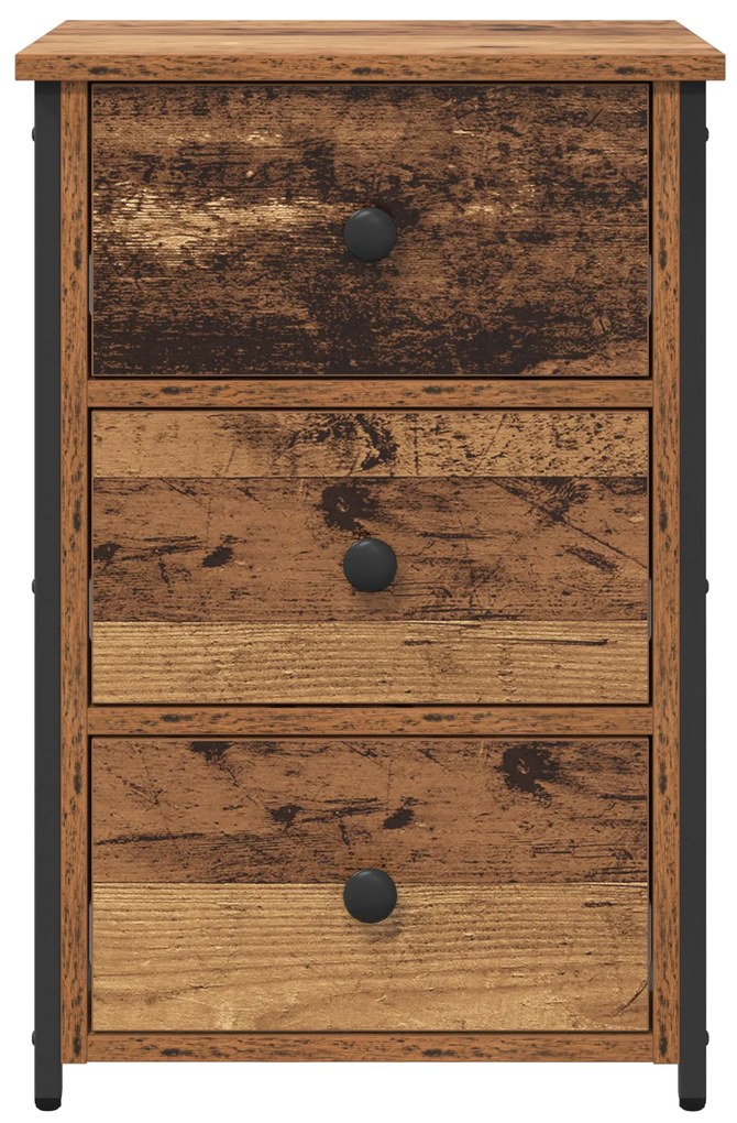 Mesa de Madeira Velha Madeira Velha MDF, Madeira de Partícula, Metal