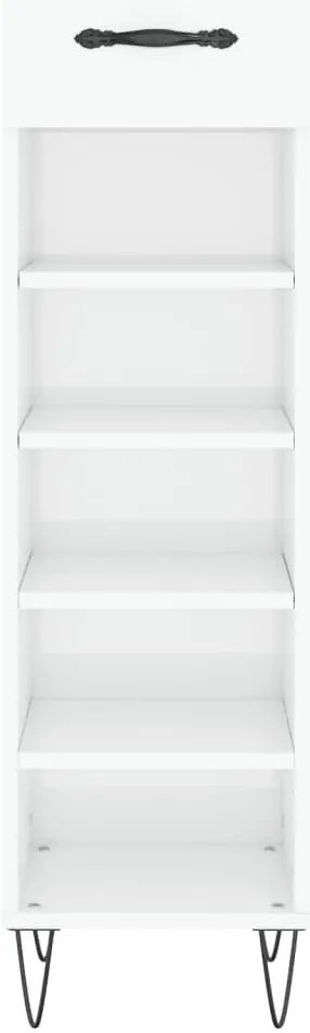 Sapateira 30x35x105 cm derivados de madeira branco brilhante