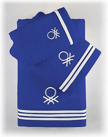 Jogo de toalhas Benetton Rainbow Azul (3 pcs)