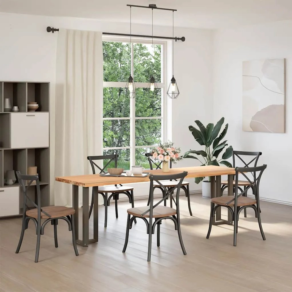 Pés de mesa de console em forma de T, 2 peças, preto, 25x28x(72-73) cm