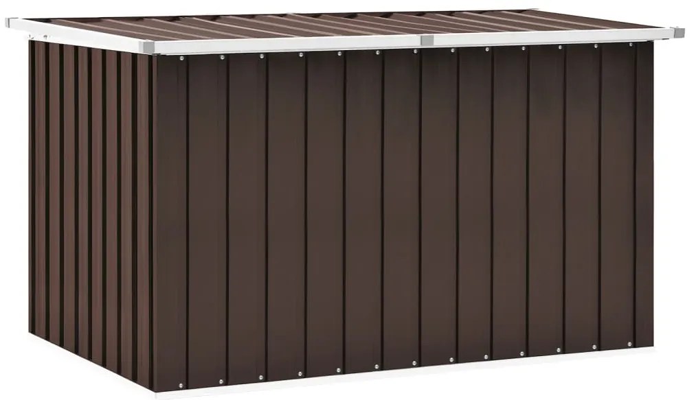 46268 vidaXL Caixa de arrumação para jardim 149x99x93 cm castanho