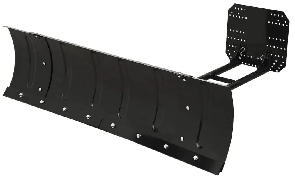 vidaXL Limpa-neves para ATV 150x38 cm preto