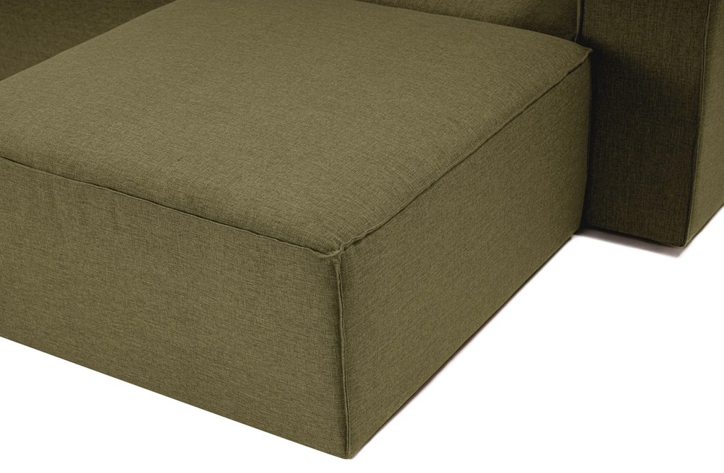 Sofá de Canto Fora – Verde – 296x66x185 cm