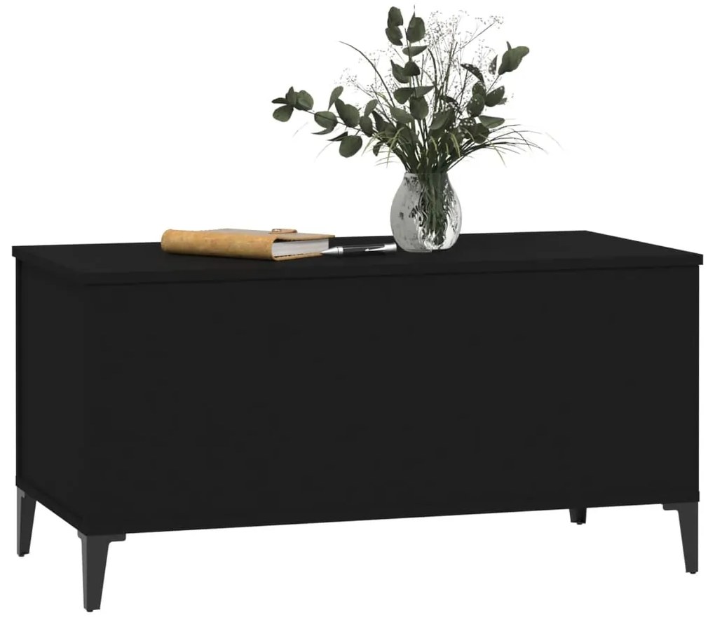 Mesa de centro 90x44,5x45 cm derivados de madeira preto