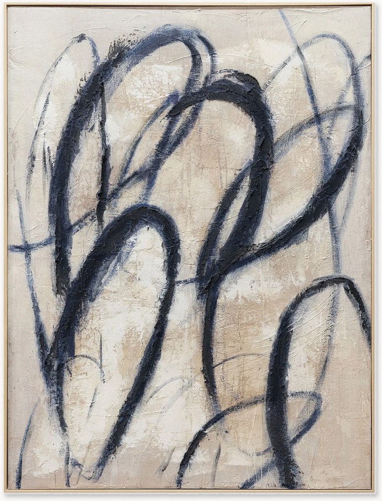 Tela pintada à mão Blue Billow