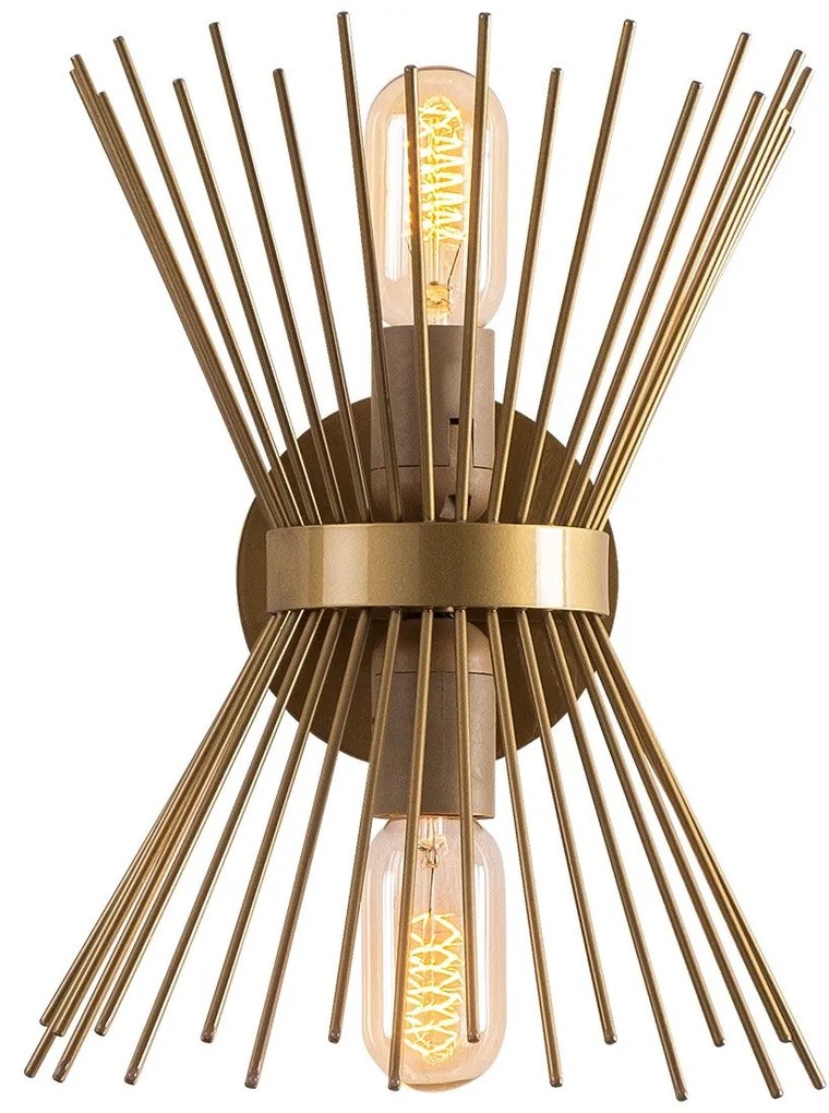 Candeeiro de Parede Kirpi – Dourado – 23 x 16 cm