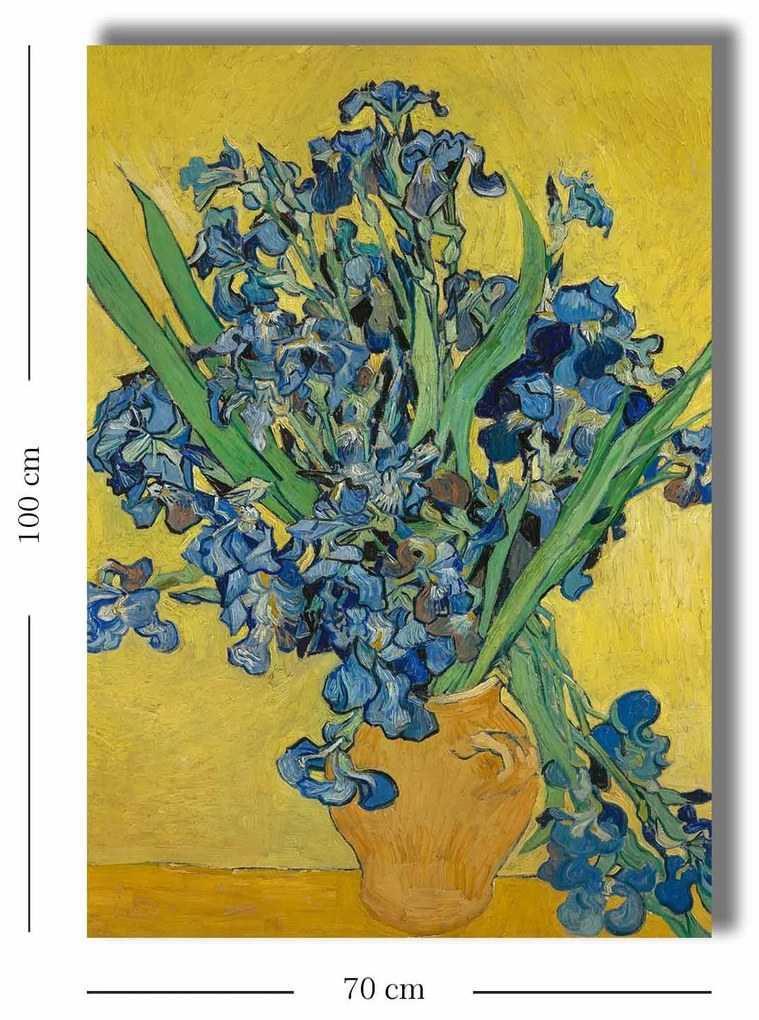 Pintura Decorativa em Tela 70100VANGOGH051 – Multicolor – 70 x 100 cm