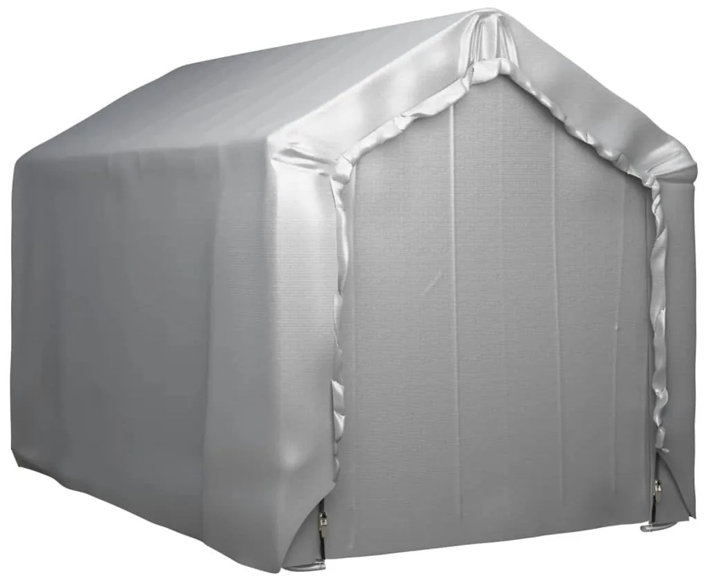 Tenda de armazenamento 180x300 cm aço cinzento
