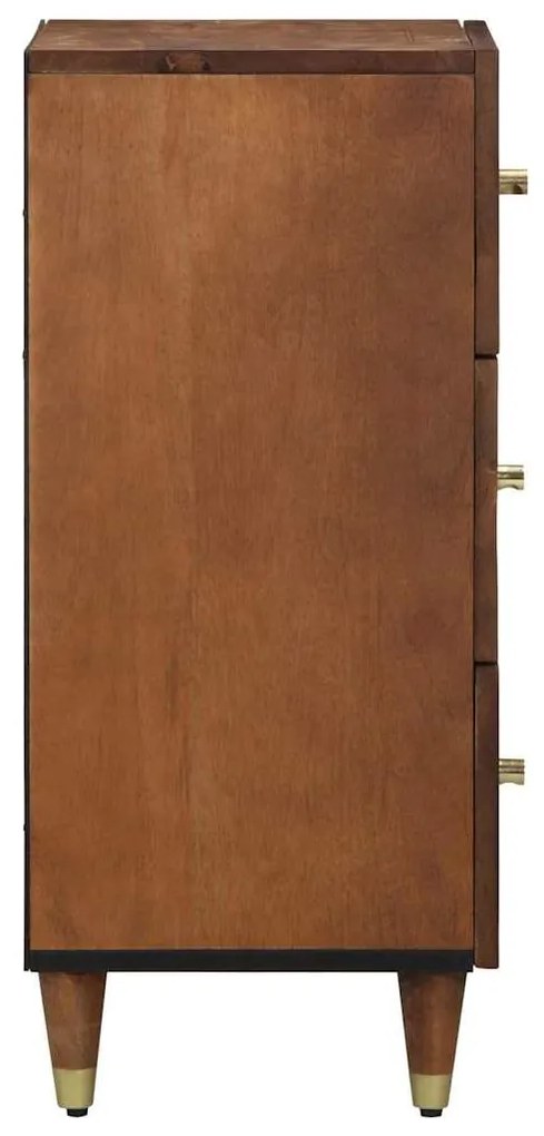 Aparador Castanho claro Madeira Sólida 40 x 33 x 75 cm Aparador