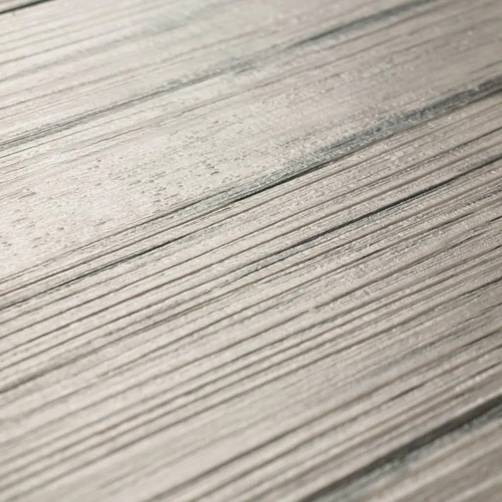 Tábuas soalho PVC não-autoadesivo 5,26 m² 2 mm carvalho caiado
