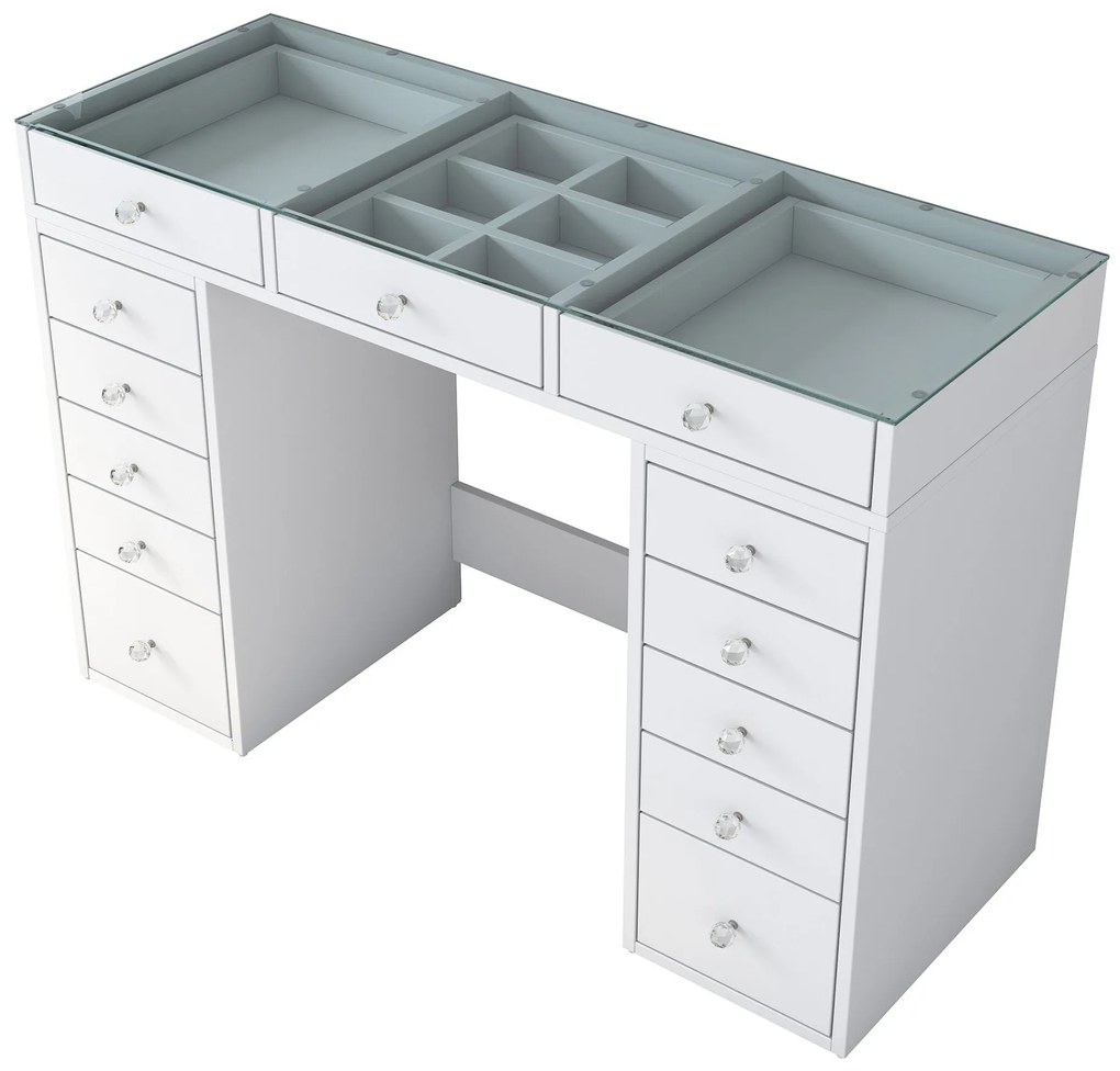 Mesa de Maquilhagem BJ105 – Branco – 120x79,8x44,5 cm