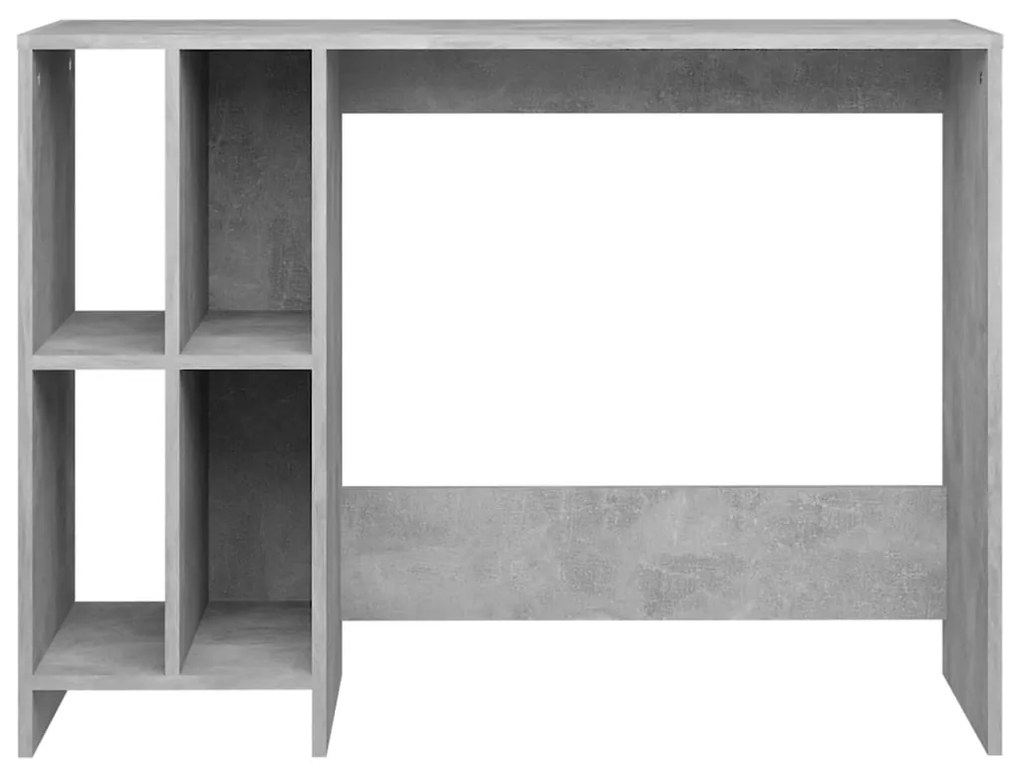 Secretária 102,5x35x75 cm derivados de madeira cinzento cimento