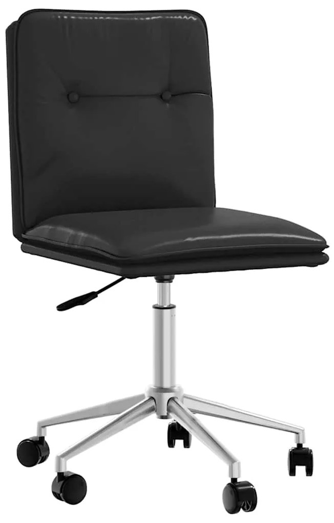 Cadeiras de jantar 4 pcs couro artificial preto