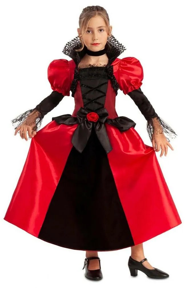 Fantasia para Crianças My Other Me Vermelho Preto Vampiresa (2 Peças) 10-12 Anos