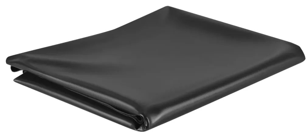 vidaXL Revestimento para lagos 2x1 m PVC 0,5 mm preto