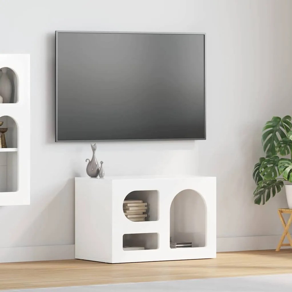 vidaXL Gabinete para TV Branco Brilhante 60 x 35 x 40 cm