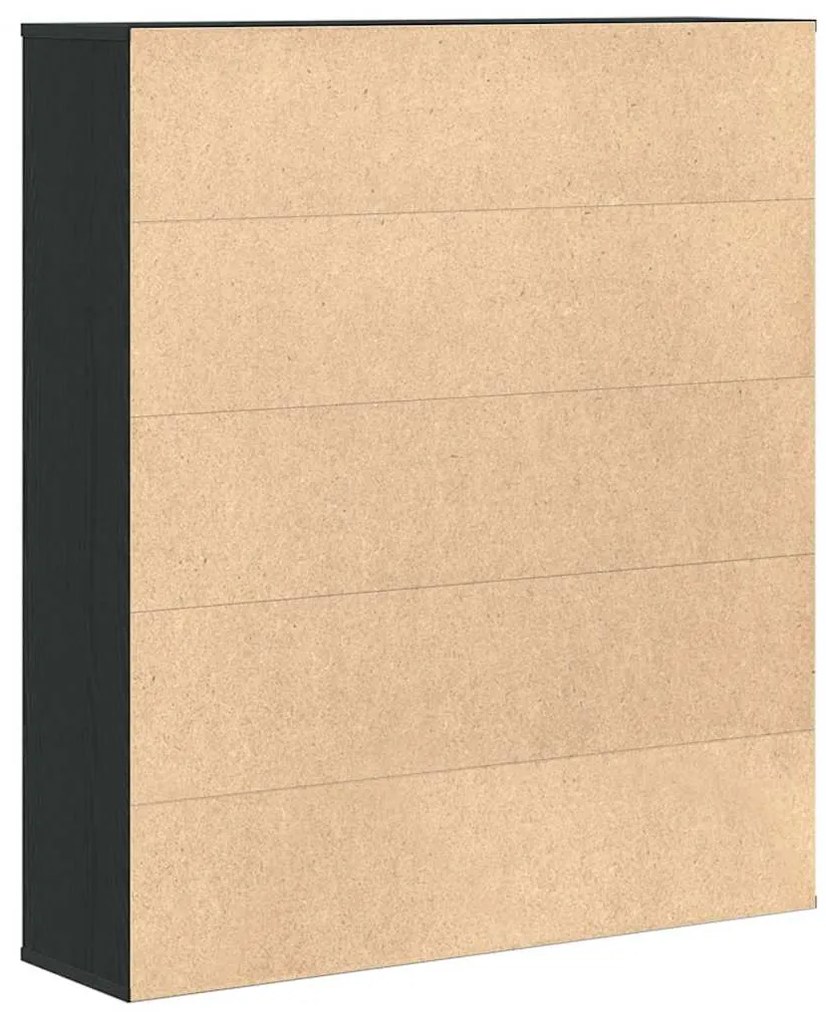 Estante 89x24x101,5 cm derivados de madeira carvalho preto