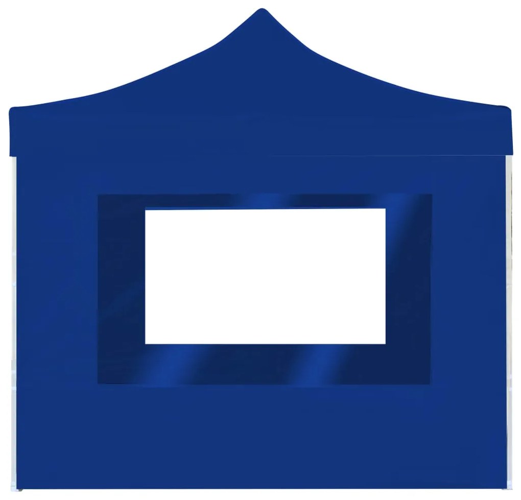 Tenda dobrável profissional com paredes alumínio 2x2 m azul