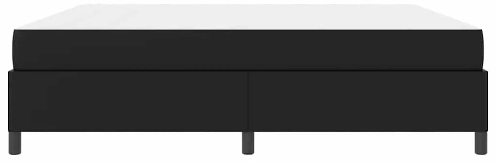 Estrutura de cama com colchão Preto 200 x 200 cm