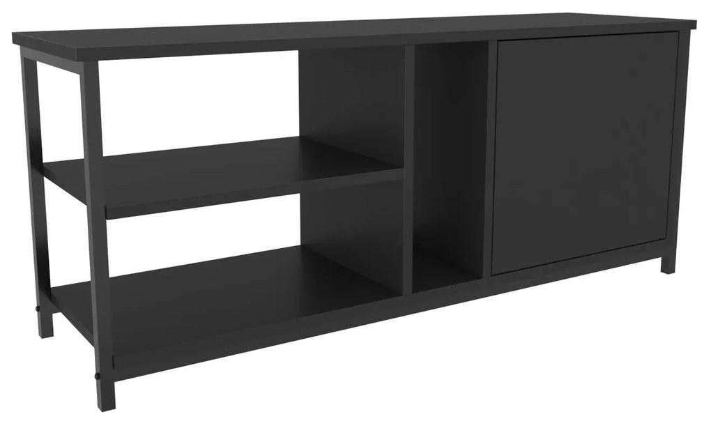 Móvel de TV Neola – Preto Antracite – 120 cm x 35,3 cm x 50,8 cm
