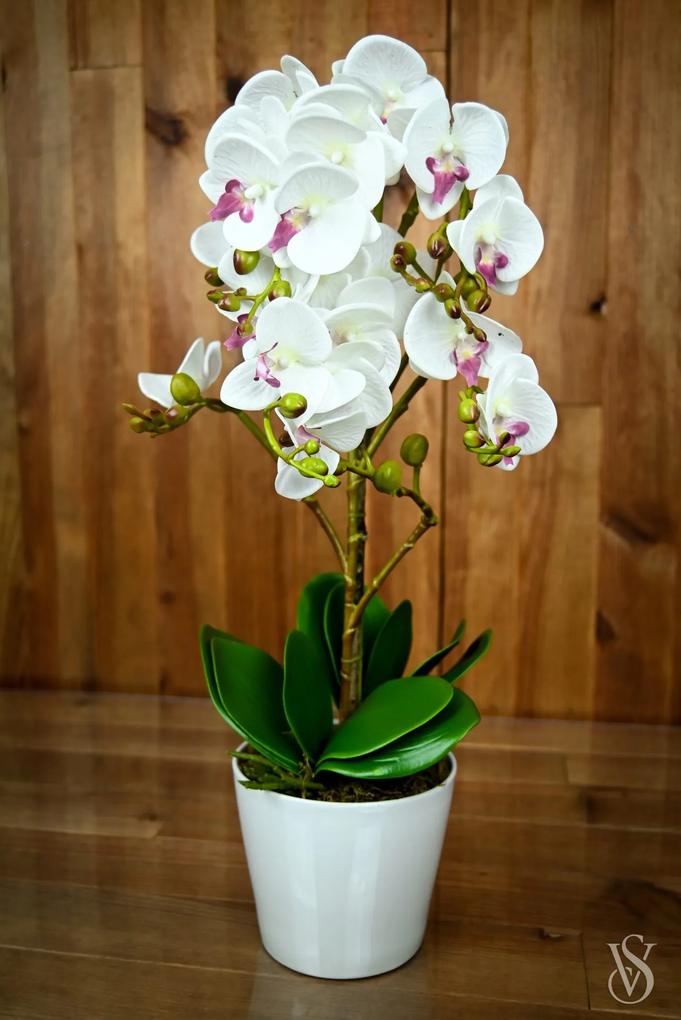 Orquídea Artificial em Vaso 64cm 2